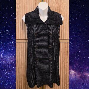 Style & Co. Longline Sleeveless Cardigan Vest